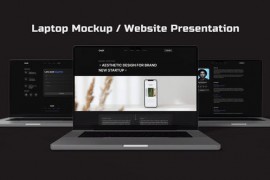 Laptop Mockup / Website Presentation 46720219
