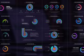 GRADIENT ROUND CHART 41476152