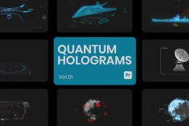Quantum Holograms 01 for Premiere Pro 45190042