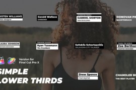 Simple Lower Thirds | FCPX 44511970
