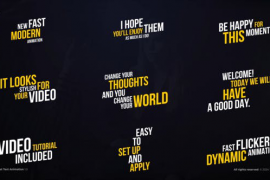 Fast Text Animation 1.0 \ AE 51716247