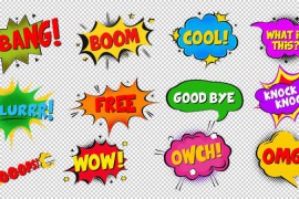 Modern Comic Bubbles 45236658