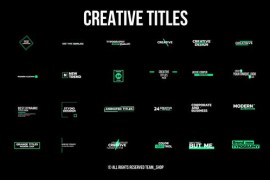 Creative Titles 1.0 | After Effects 44614857