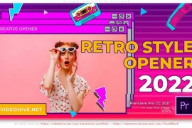 Retro FX Style Opener 44581171
