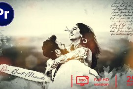 Ink Wedding Slideshow || Brush Wedding Slideshow MOGRT 45660512
