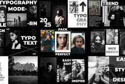 Free Download:Typography Slides 1.0 | MOGRT 59752094