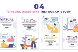 Virtual Assistant User Premium Vector Instagram Story 47441432