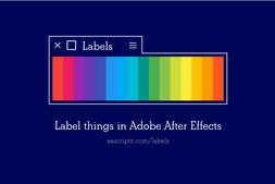 Free Download:Aescripts Labels 4 v4.0.4