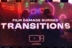 Free Download:Film Damage Burned Transitions 63210570