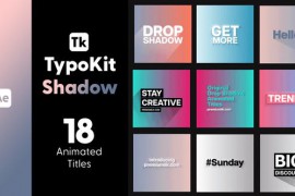 Typo Kit Shadow Titles for After Effects 44564873