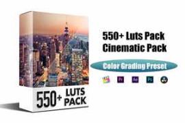 550+ LUTs – Cinematic Pack