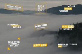 Minimal Titles | After Effects 44319877
