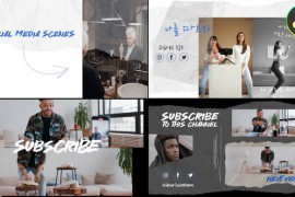 Torn Social Media Endscreens for DaVinci Resolve 48724883