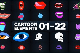 Cartoon Elements for DaVinci Resolve 47795629