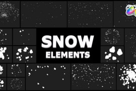 Cartoon Snowflakes Pack | FCPX 29754373