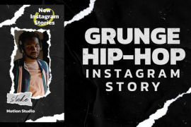 Grunge Hip-Hop Story & Reels Mogrt 45554958