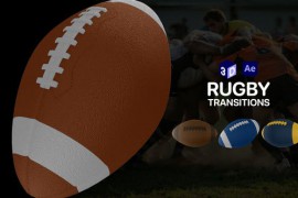 Rugby Ball Transitions for After Effects 46947970