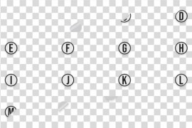 Alphabet Circle Sticker Pack 49280633