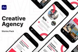 Creative Agency Stories Pack Video Display After Effect Template 44259814