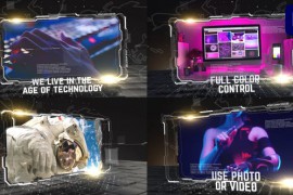 High Tech Slides | Premiere Pro MOGRT 50958604