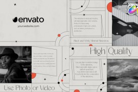 Black and White Minimal Slideshow | FCPX 43991774
