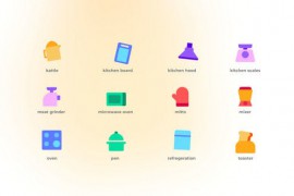 Kitchen - Flat Icons 46778425