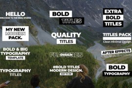 Bold Titles | FCPX & Apple Motion 45384880