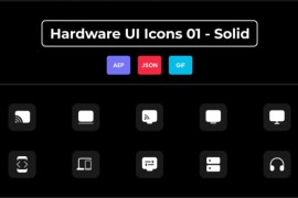 Hardware UI Icons 01 - Solid 44837013