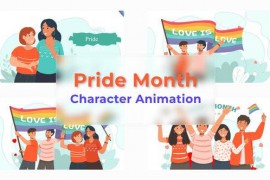 Pride Month Premiere Pro Animation 42853119