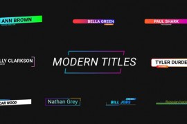 Modern Titles || DaVinci Resolve 30917914