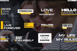 Simple Titles \ FCPX 42926060