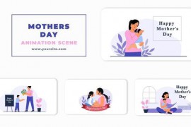 Happy Mothers Day Premiere Pro Animation Scenes Pack 46461022