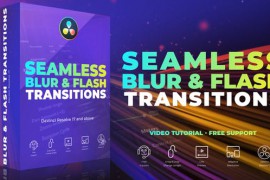 Seamless Blur and Flash Transitions for Davinci Resolve 35771490