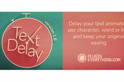 Free Download:Aescripts TextDelay v1.8.0 WIN