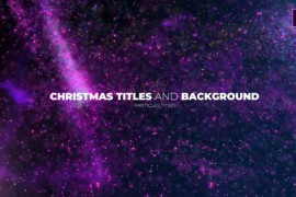 Colorful Christmas Opener with Particles 49567355