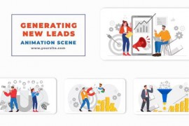 Premiere Pro Character Generating New Leads Animation Scene 46461334