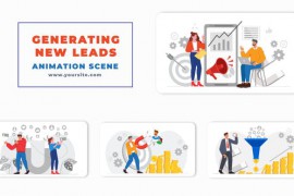Generating New Leads Vector Animation Scene 46440209