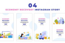 Investment Recovery Creative 2d Flat Character Instagram Story 47395623