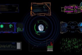 Digital HUD Elements Pack for DaVinci Resolve 45882964