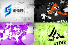 3D Puzzle Logo Reveal 41902512