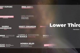 Lower Thirds 2.0 | AE 48026157