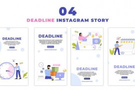 Deadline Flat Vector Instagram Story 47438709
