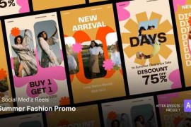 Free Download:Reels - Summer Fashion Promo After Effect Project Files 58592244