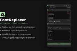 Free Download:Aescripts – FontReplacer v1.0
