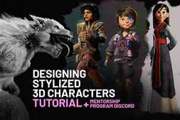 Udemy – Designing Stylized 3D Characters | TUTORIAL (EN-PT)