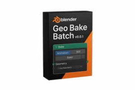 Free Download:Geo Bake Batch v0.0.1 for Blender