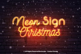 Neon Sign Christmas 49700281
