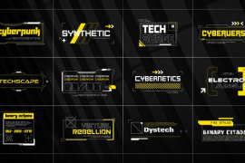 Cyberpunk Glitch Titles | MOGRT 50271931