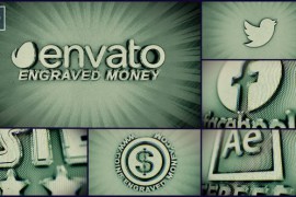 Engraved Money Logo Reveal 46566269