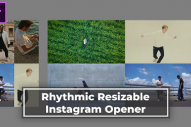Rhythmic Resizable Instagram Opener MOGRT for Premier Pro 50827612